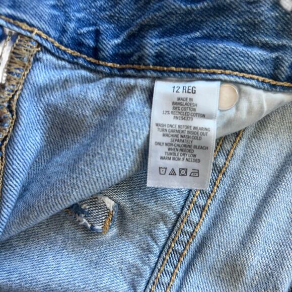 Aeropostale Wide Leg Jeans Light Wash High Rise Y2K Baggy 2000s Revival 12 - Picture 4 of 9